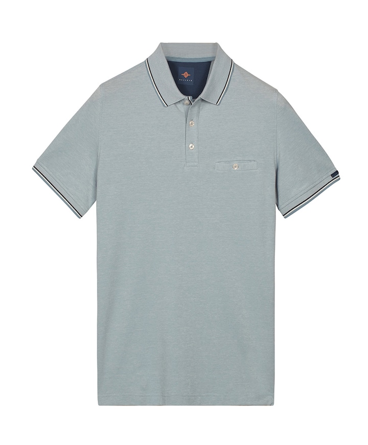 Heren polo blauw