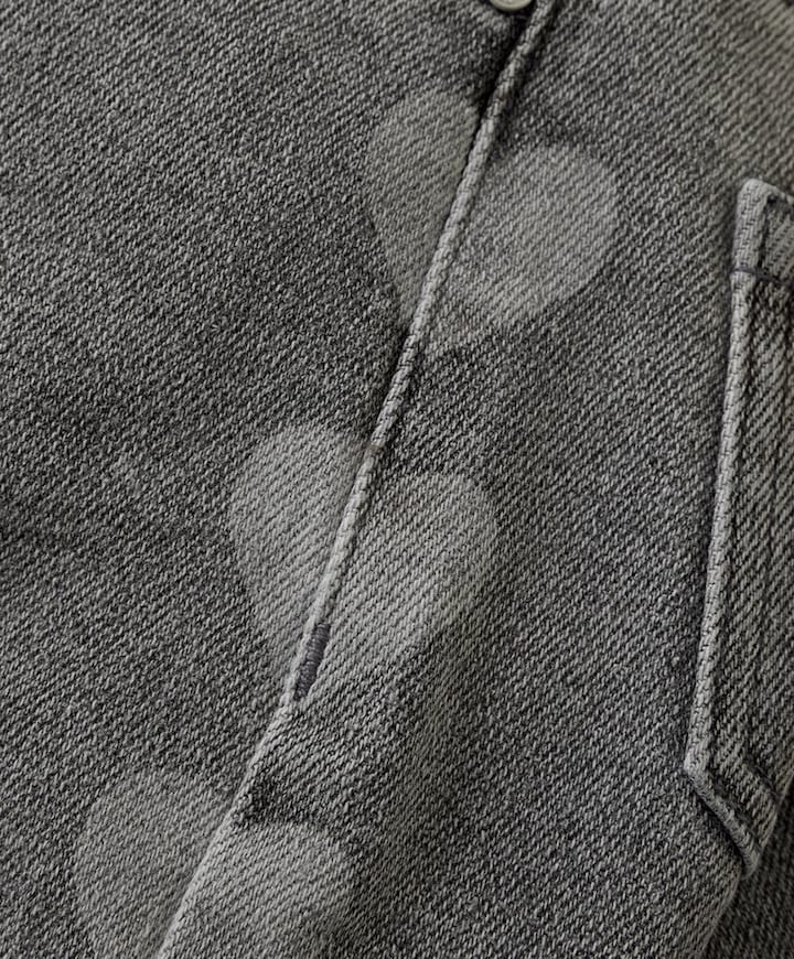 2300 Wide Fit meisjes jeans grijs