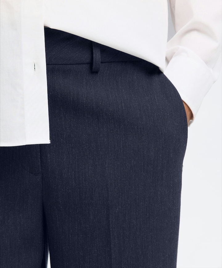 SLFRITA MW WIDE DARK dames pantalon blauw