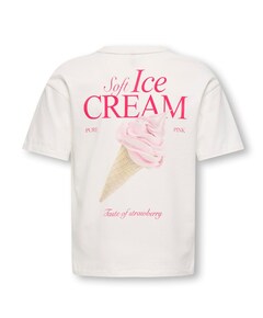 Meisjes t-shirt ecru