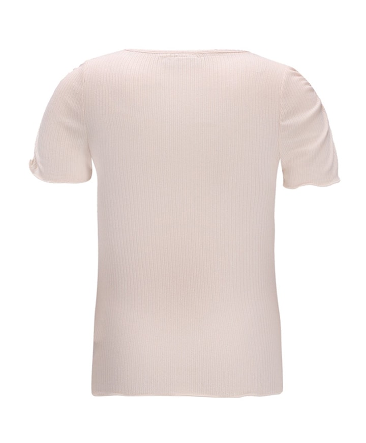 Meisjes t-shirt ecru