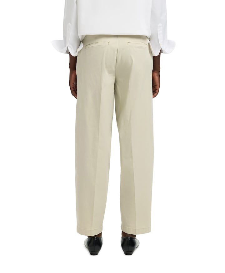 SLFBARREL MILLE HW NOOS dames broek beige