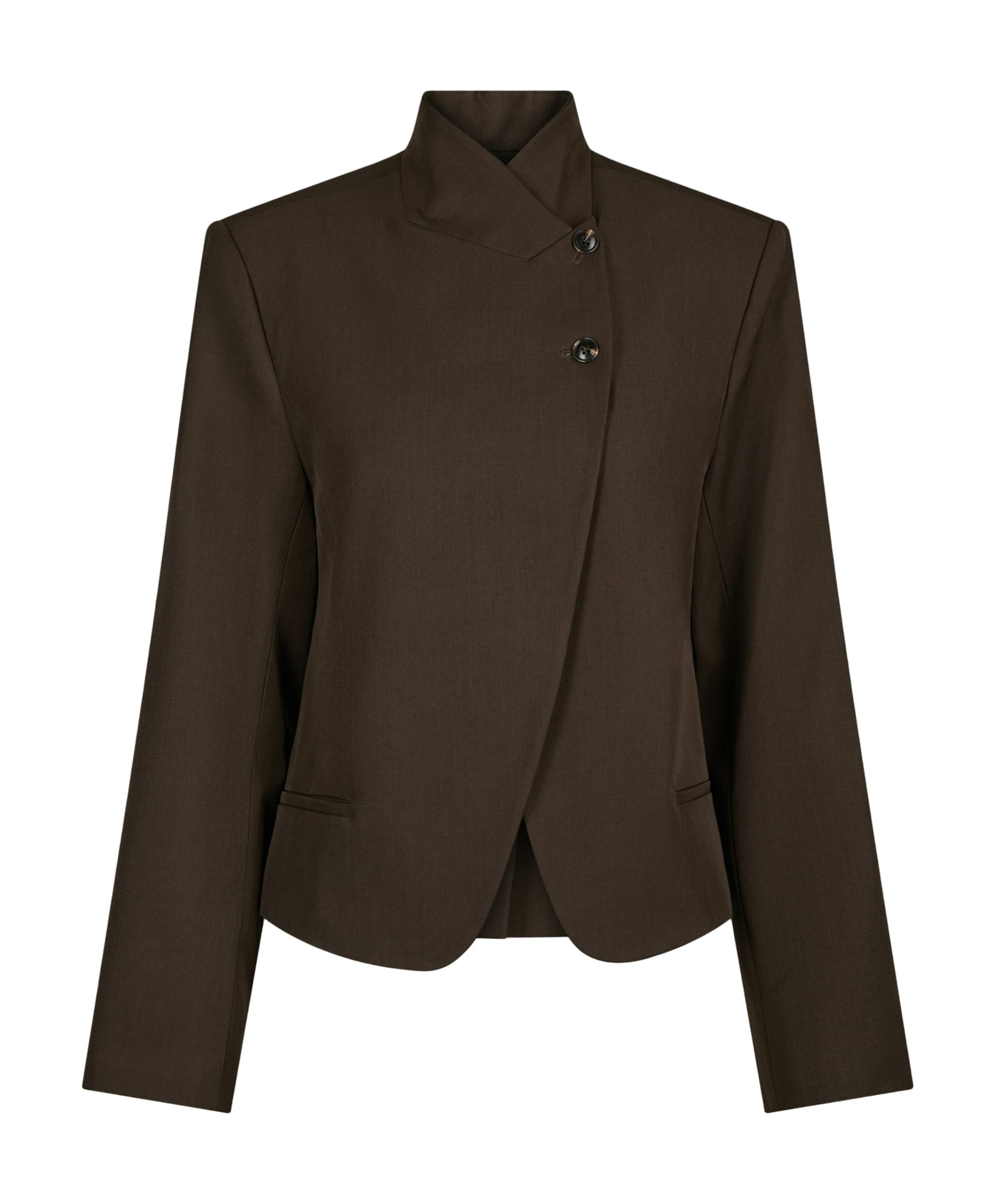 Dames blazer bruin