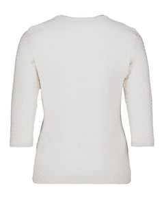Dames longsleeve ecru