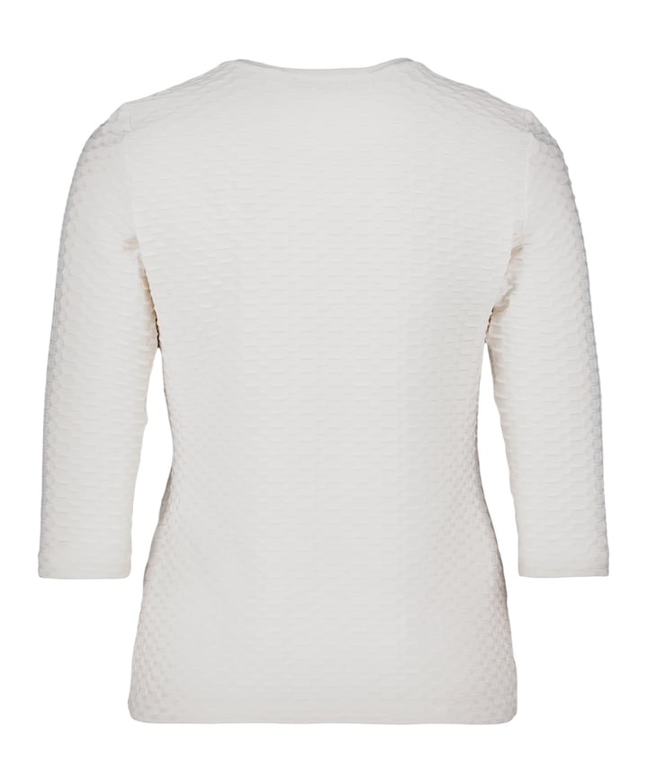 Dames longsleeve ecru