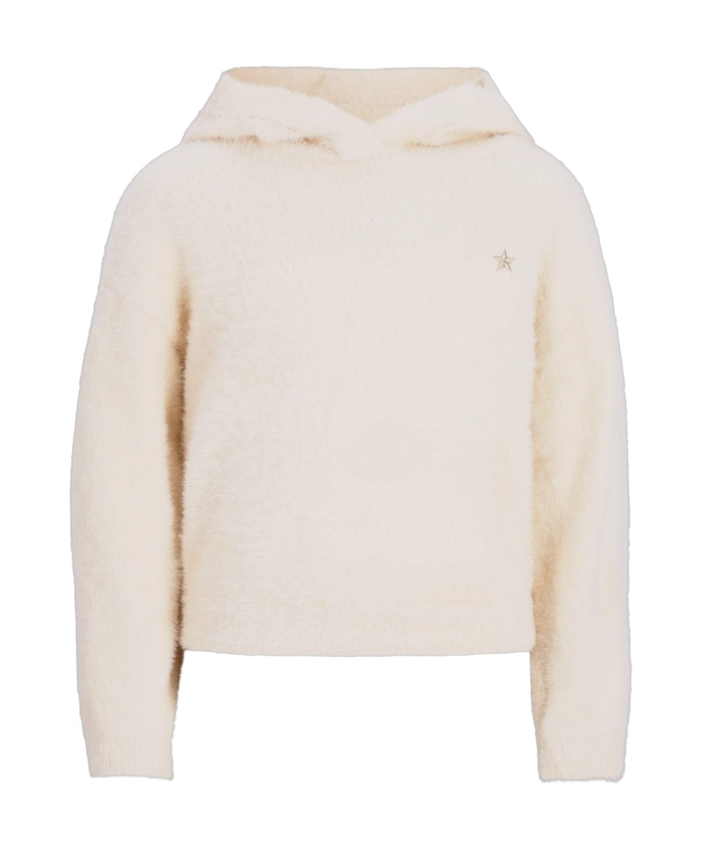 Meisjes hoodie ecru