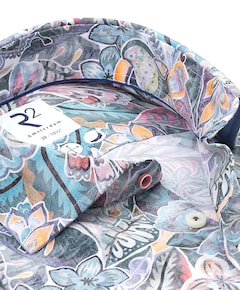 Heren overhemd lange mouw multicolor