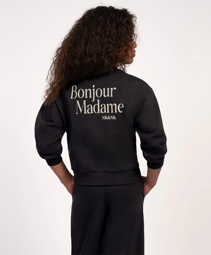 Meisjes sweater zwart