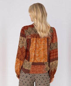 Dames blouse brique