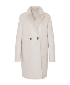 Dames jas reversible ecru