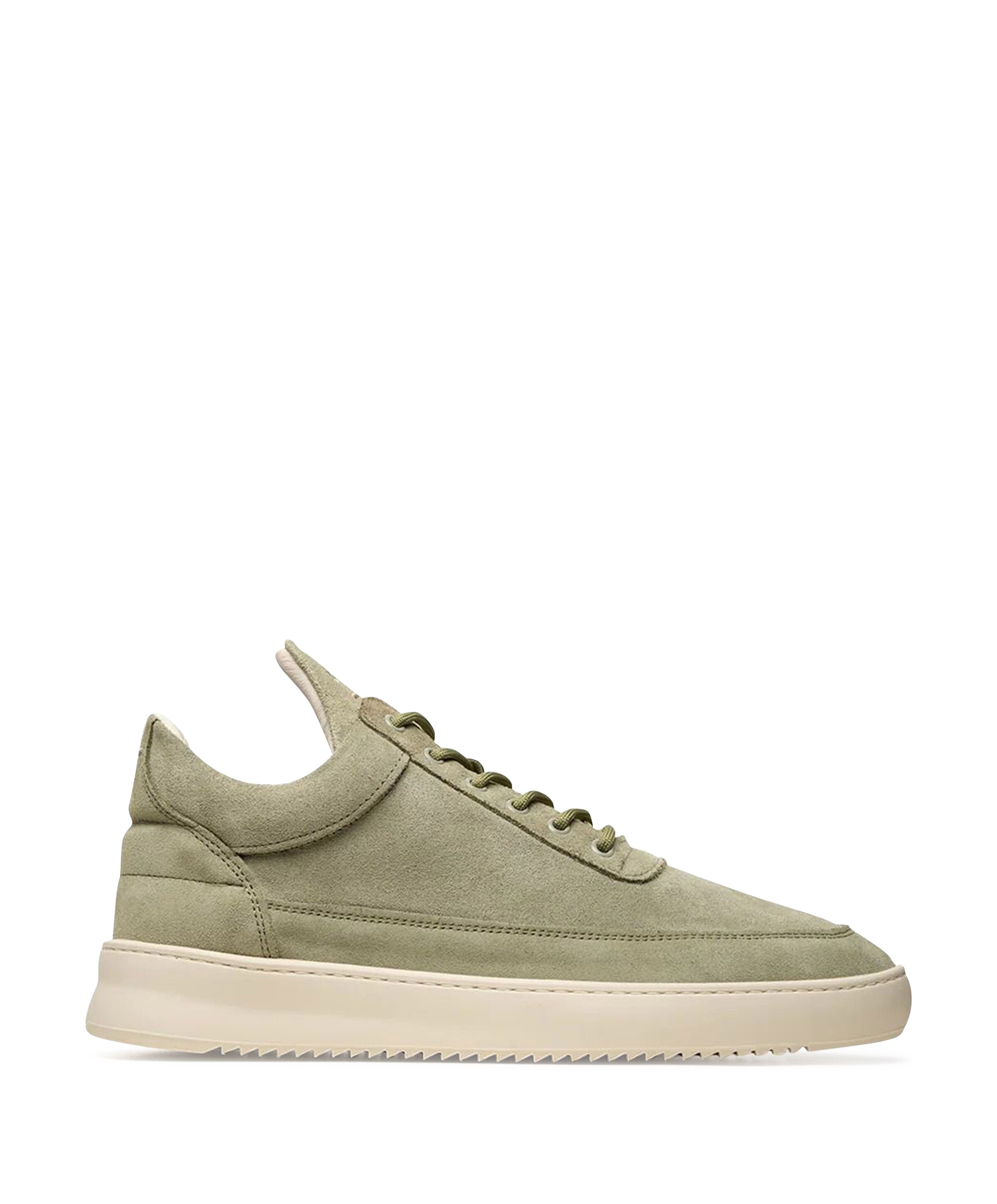 Low Top Suede heren sneakers groen