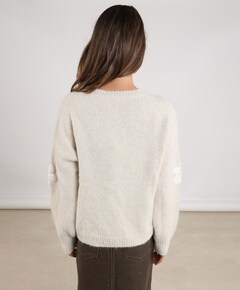 Dames trui ecru