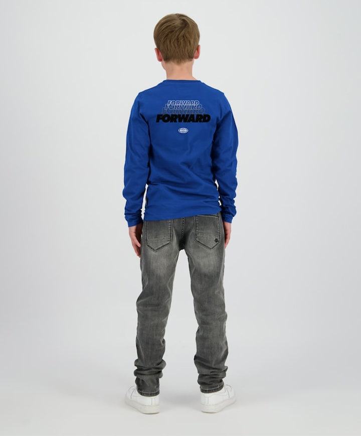 Jongens longsleeve blauw
