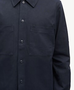 Heren overshirt blauw