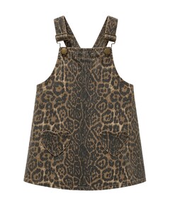 Meisjes jurk bruin