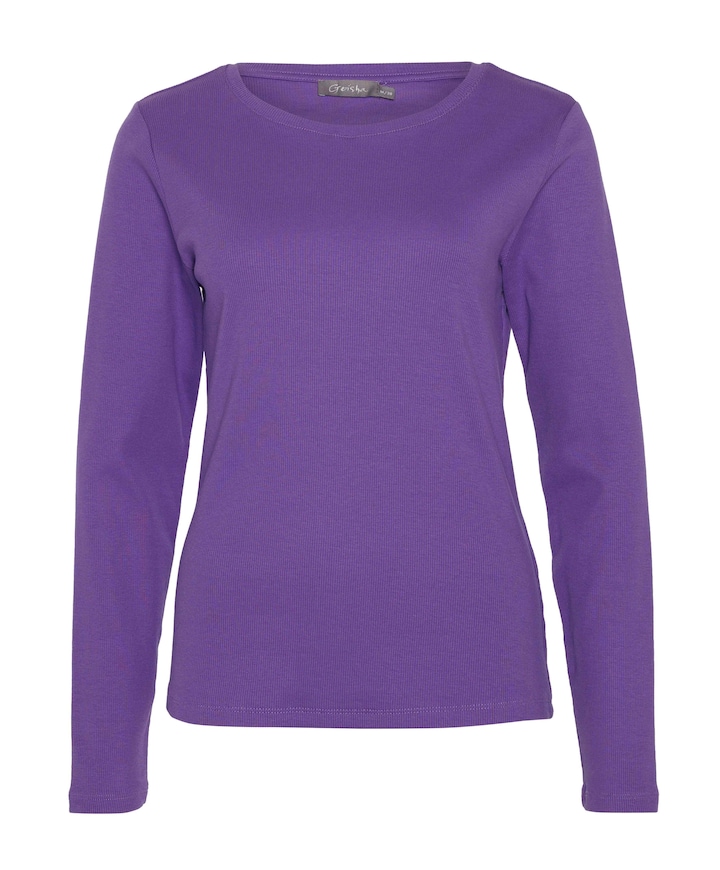Dames longsleeve paars