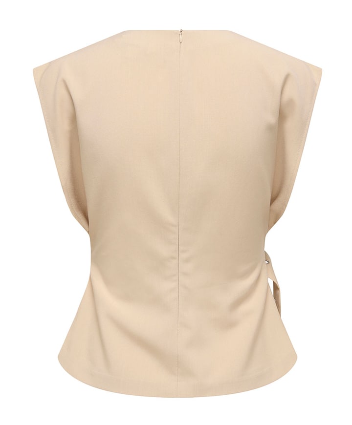 Dames top beige