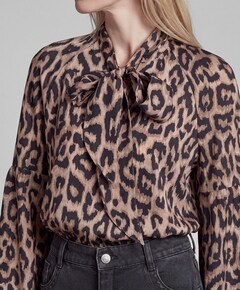 Dames blouse beige
