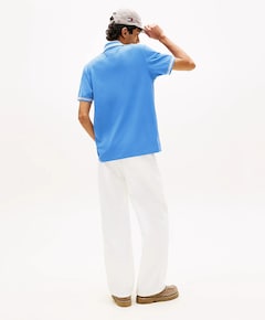 Heren polo blauw