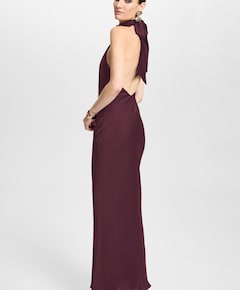 Dames jurk bordeaux