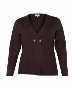 Dames vest bruin