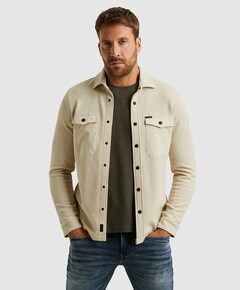 Heren overhemd lange mouw ecru