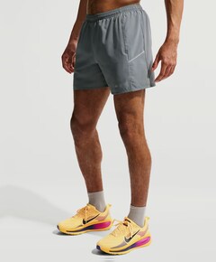 Nike Miler Men's Dri-fit 5i Brief-l heren shorts grijs