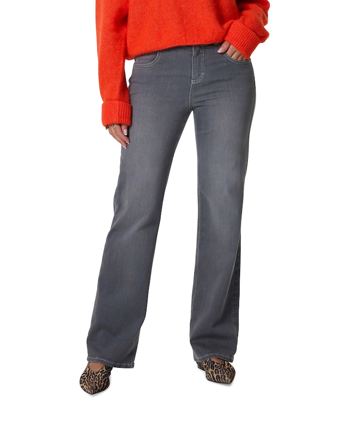 Lara dames jeans grijs