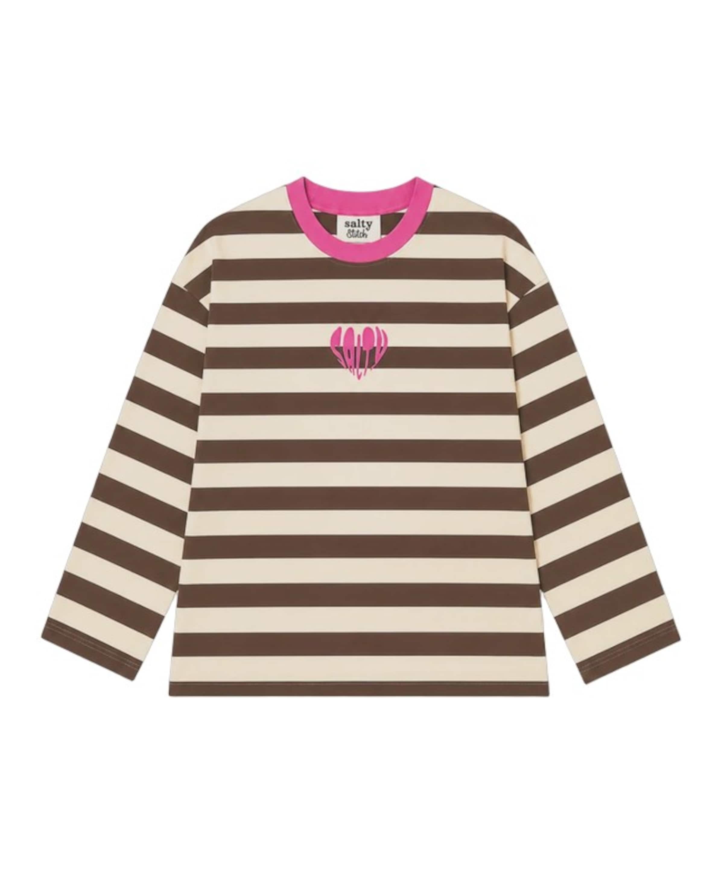 Meisjes longsleeve bruin