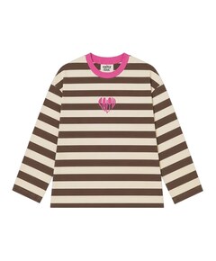Meisjes longsleeve bruin