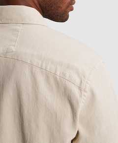 Heren overshirt beige