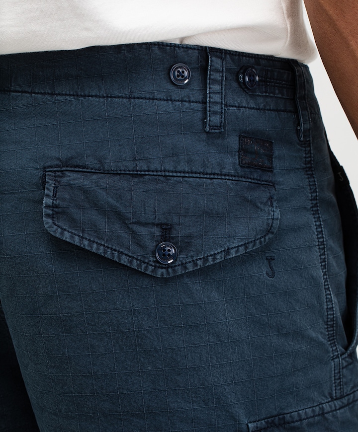 Wilton Ripstop heren korte broek blauw
