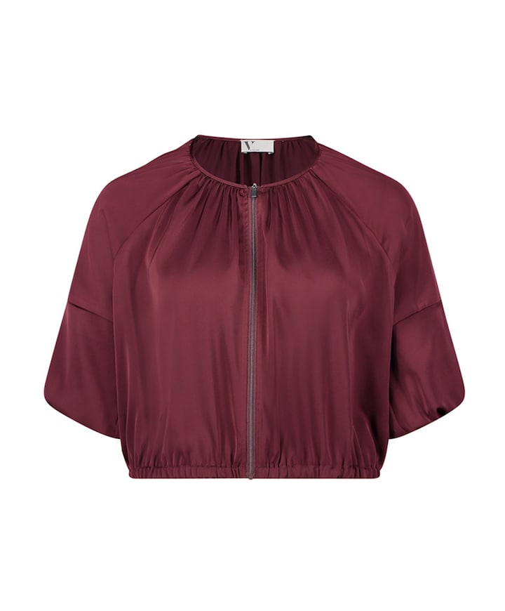 Dames jas bordeaux