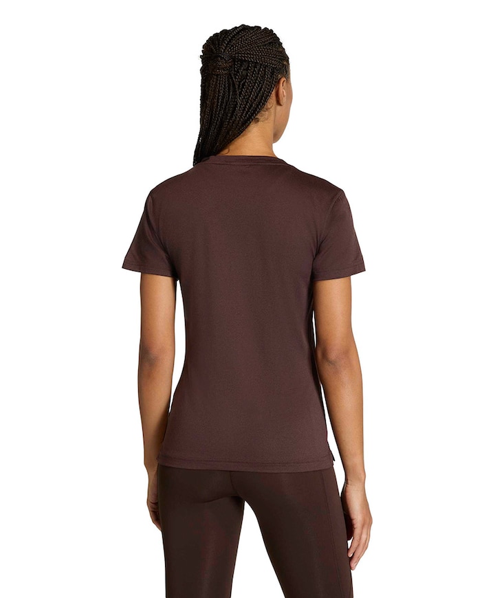Dames t-shirt bruin