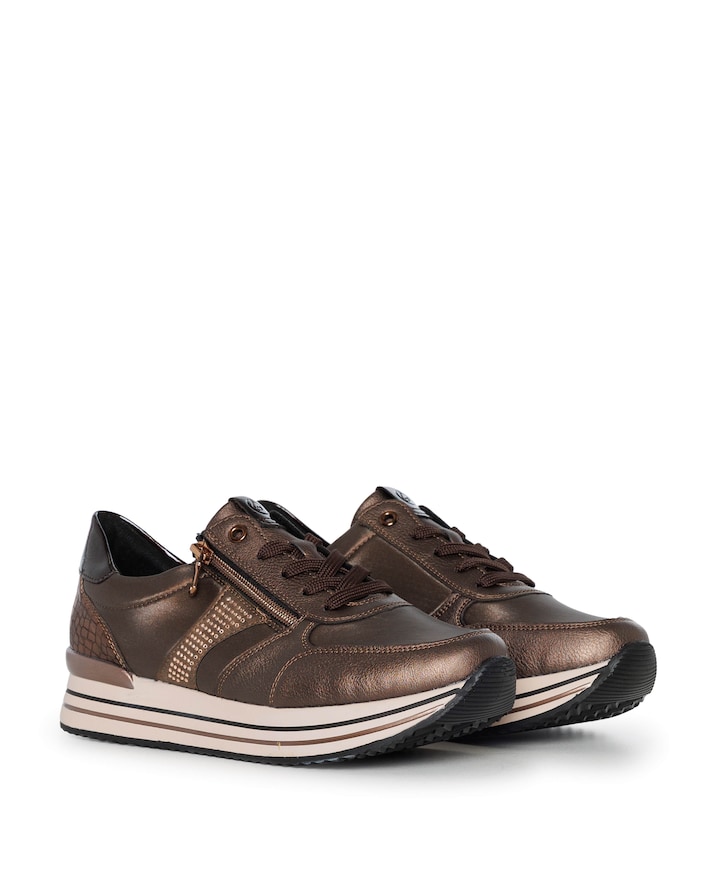 dames sneakers bruin