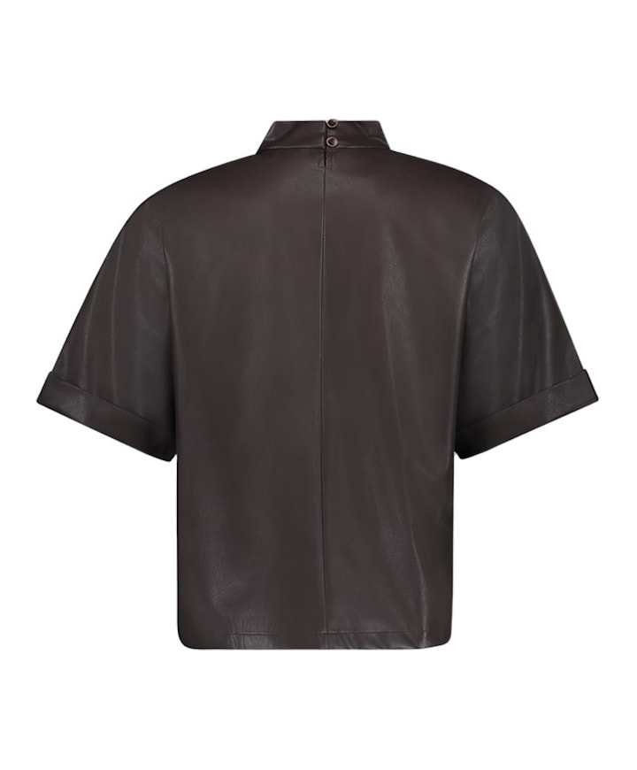 Dames blouse bruin