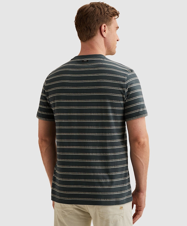 Heren T-shirt blauw