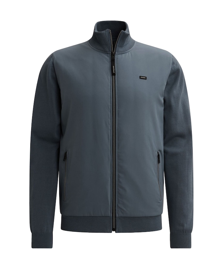 Heren vest blauw