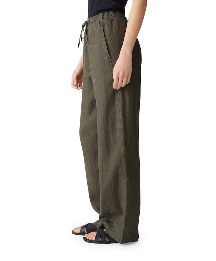 Mileni linen broek groen