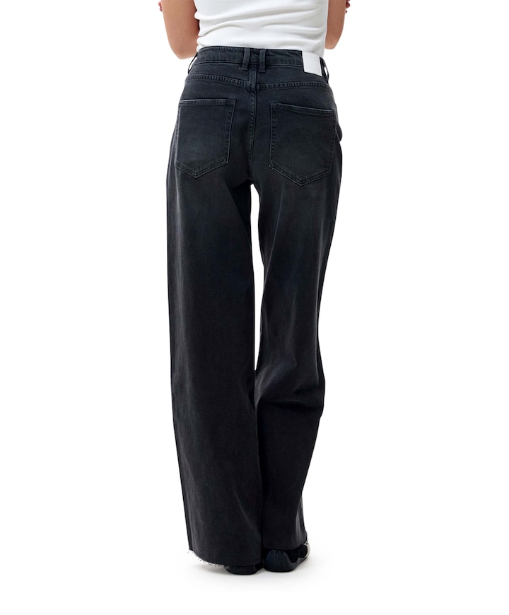 Loose fit jeans zwart