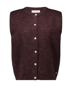 Dames gilet bruin