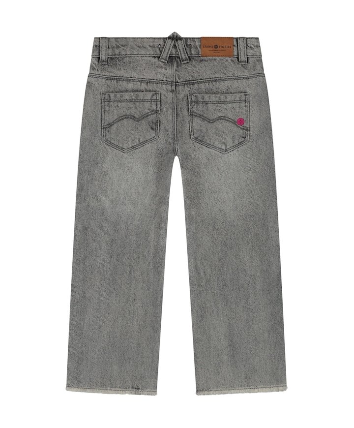 meisjes broek grijs