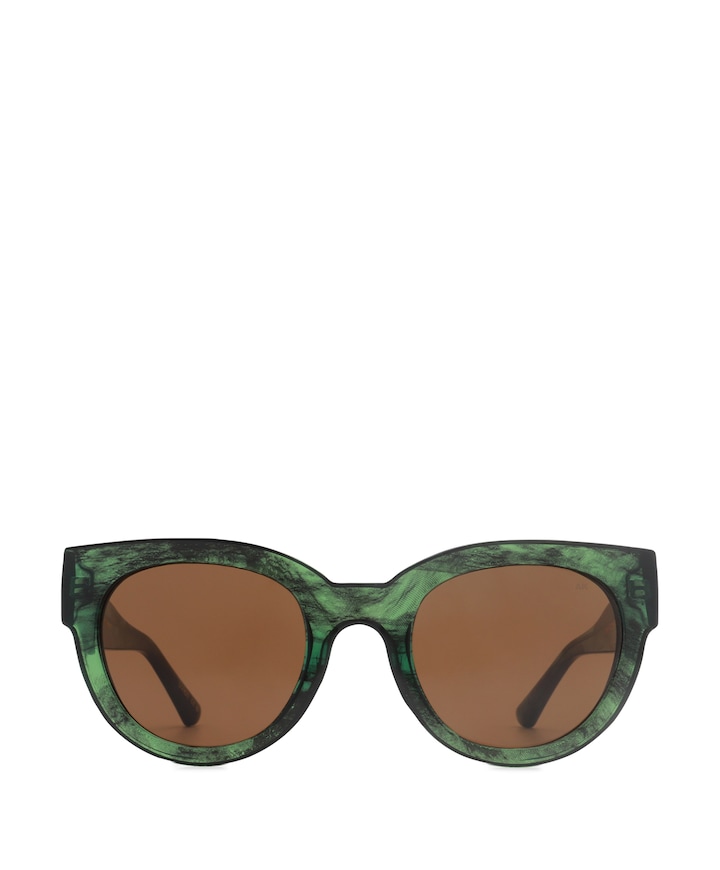 Uniseks zonnebril groen