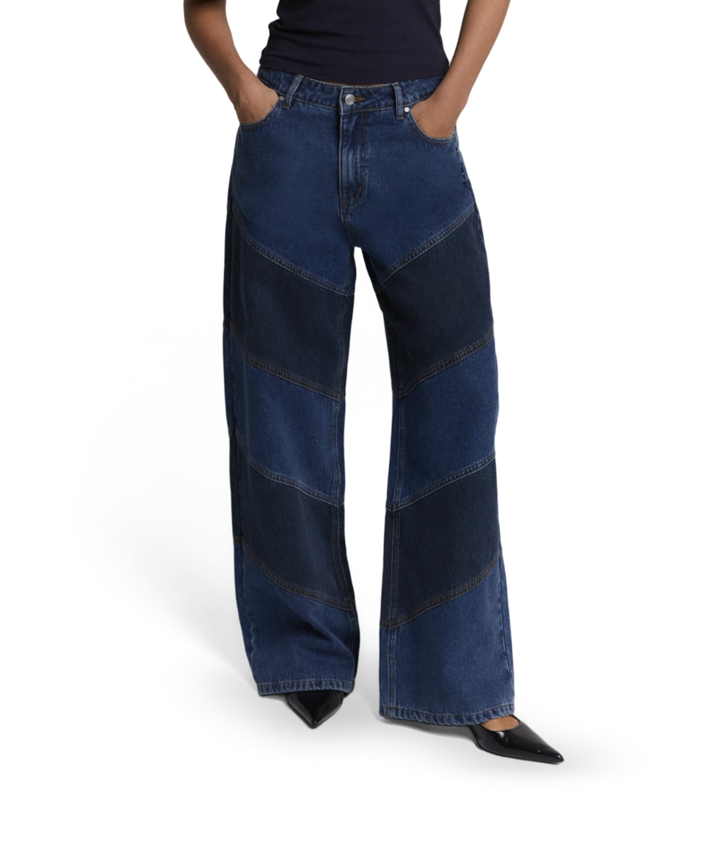 DENIM MIX dames jeans blauw