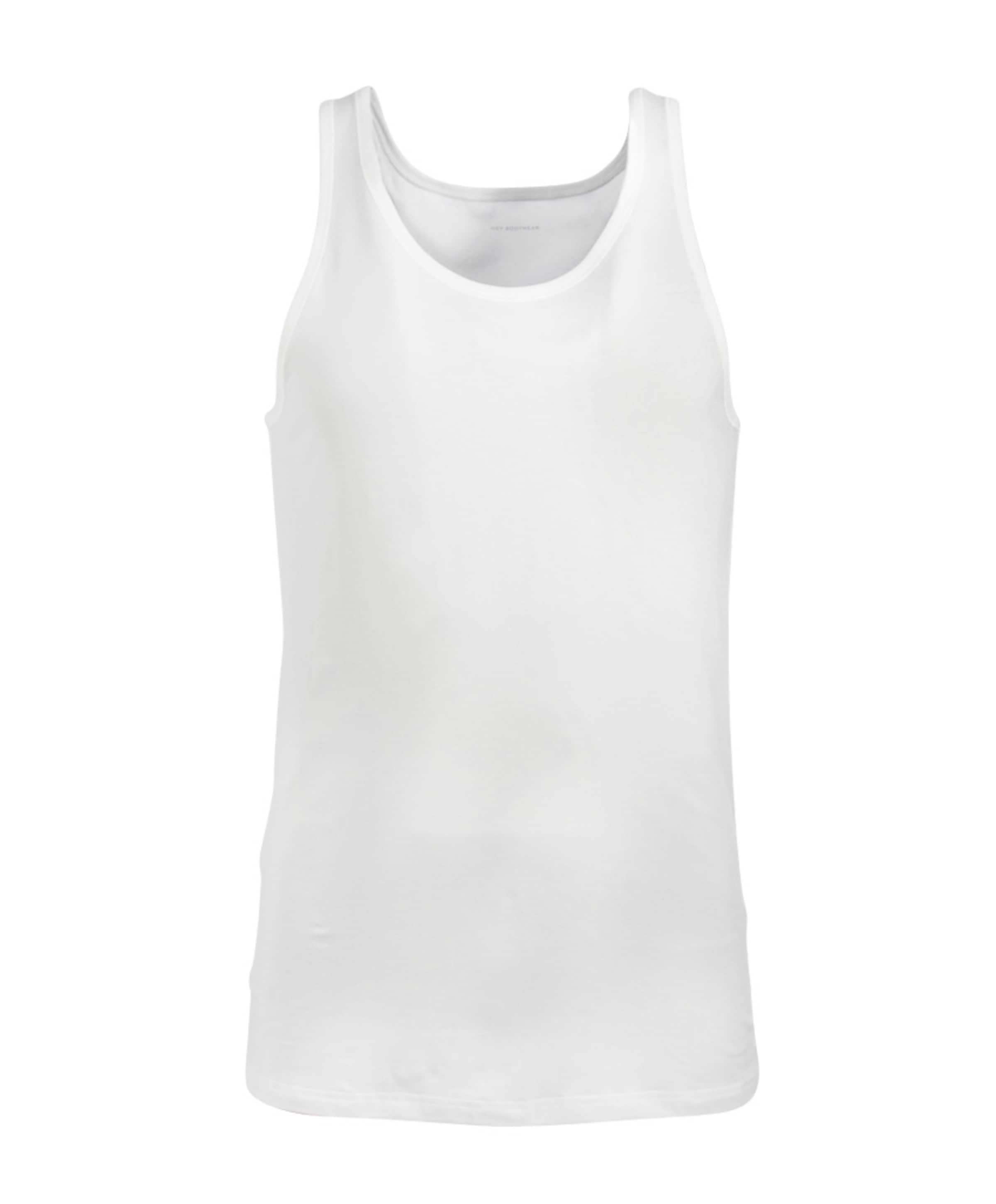 Heren singlet wit