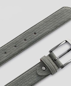 Heren riem grijs