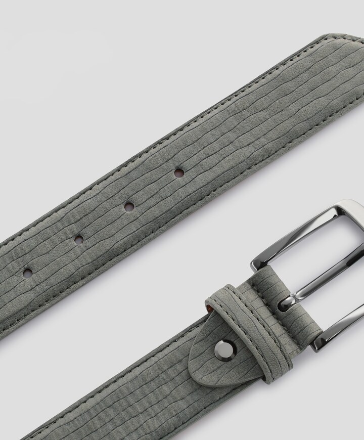 Heren riem grijs