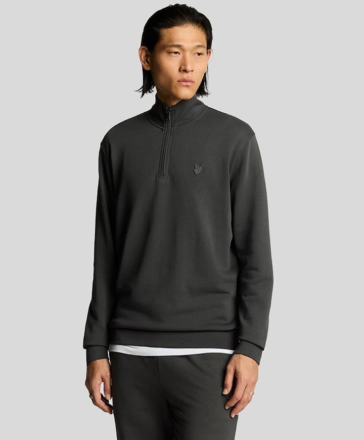 Sweater met rits grijs