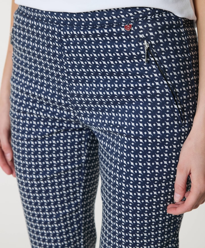 Alice Zip dames broek blauw