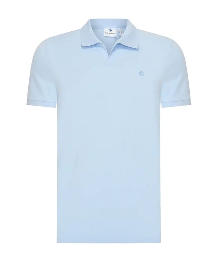 Heren polo blauw